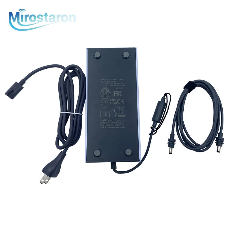195W 57V 3.42A Power Adapter Replacement For Starlink Gen3 Standard 4X Kit M108 Power Supply Detachable 18 AWG AC DC Cable