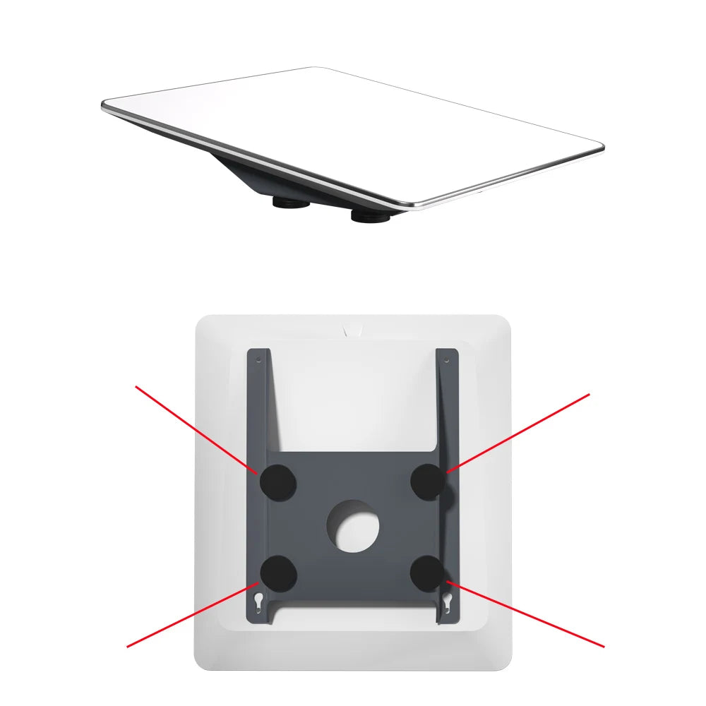 The roof magnetic bracket is a top magnetic installation kit For cars/campers/SUVs/ships, compatible with Starlink Gen 3