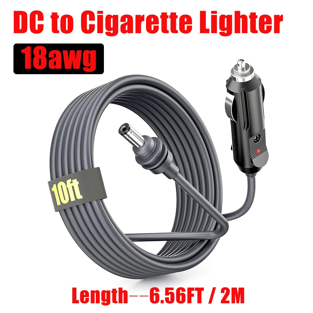 For Starlink Mini 3 In 1 Car Cigarette Lighter Power Adapter 10FT 12V-48V Voltage Display Vehicle Parts Cars and Auto Parts