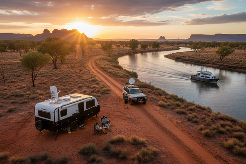 Starlink used by caravan, 4WD and boat